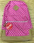 Brand New Pink Polka Dot Backpack