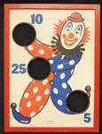 Vintage Clown Bean Bag Toss Game - 17.5