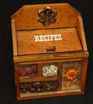 Cute Wooden Recipe Box