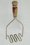Vintage Potato Masher - Metal with wooden handle