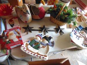 lot 4594 image: Huge lot of Christmas including iron star hooks