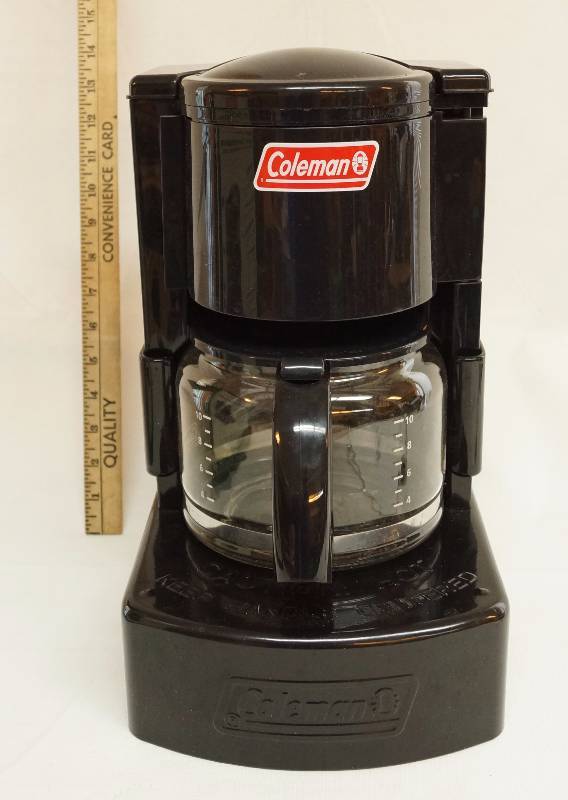 Coleman Camping Drip Coffee Maker - In original box - Brews 10 cups of  coffee over your camping stove!, ***BUTLER COUNTY AUCTION*** Unique /  Antique Store and Silver Coin Liquidation