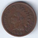 1907  Indian Head Penny