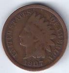 1907  Indian Head Penny