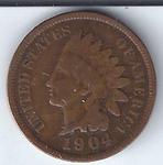 1904  Indian Head Penny