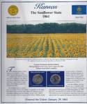 Kansas Statehood Stamp and Quarters Set