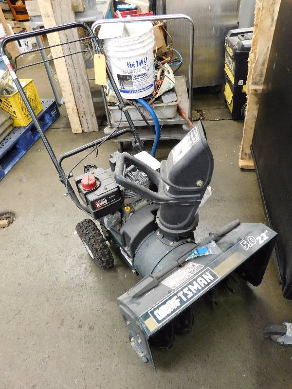 Craftsman 22 Inch Snow Blower Warehouse Liquidation Sale!!!! EquipBid