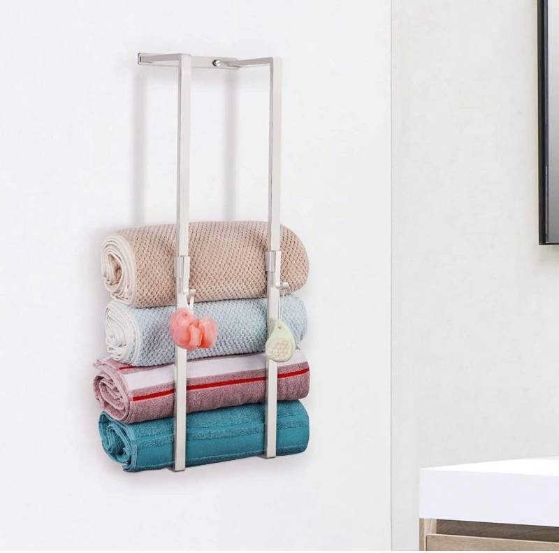 lot 1941 image: Stainless Steel Towel Holder Retail $25.96