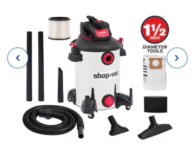 lot 1952 image: Corded Shop Vacuum Retail $119.00
