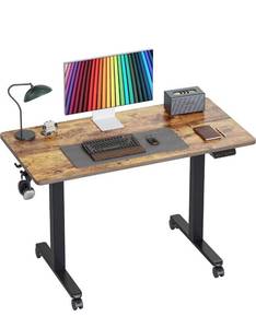 lot 2303 image: Electric Standing Desk Retail $169.99 AZM6223