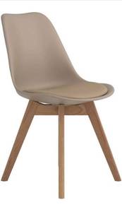 lot 2323 image: Upholstered Blue and Oak Chairs(Set of 2) Retail $279.00 AZM6223