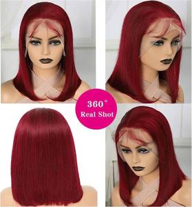 lot 2380 image: Human Hair Bob Wig Retail $76.99 AZM6223