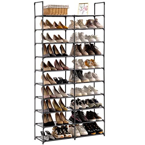 10-Tier Shoe Rack Closet Organizer Shoe Storage Large Capacity Storage  Shelves