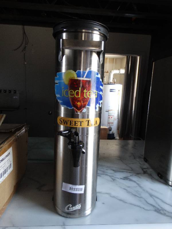 lot 2777 image: Curtis ss tea dispenser.