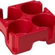 lot 59905 image: Muggi Set of (2) 4-Cup Mug Carriers