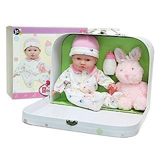 lot 58986 image: Jc Toys La Baby 11 Baby Doll Travel Case Gift Set, 7 Pieces