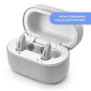 lot 2009 image: Lexie Hearing - Lexie B2 OTC Hearing Aids Powered by Bose - Light Gray MSRP $1000