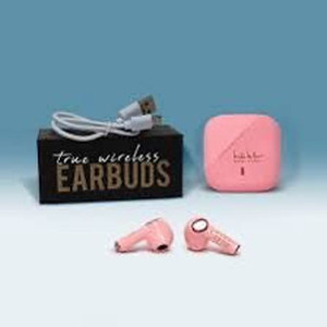 lot 2015 image: NICOLE MILLER STYLEBUDS TRUE WIRELESS EARBUDS - Pink
