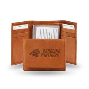 lot 2045 image: Set of 2 CAROLINA PANTHERS EMBOSSED TRIFOLD (Rico)
