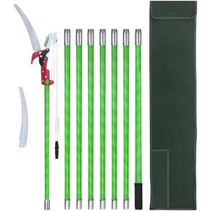 lot 2069 image: 26 Foot Tree Trimmer Pole Manual Pruner Cutter Set - MISSING BLADES