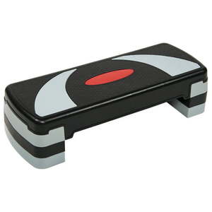 lot 2074 image: BalanceFrom Adjustable Workout Aerobic Stepper Step Platform Trainer, 4 Removable Raisers Included