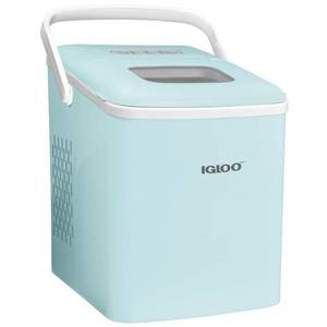 lot 2053 image: Igloo Automatic Self-Cleaning Portable Electric Countertop Ice Maker Machine With Handle