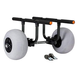 lot 2095 image: Wilderness Systems Heavy Duty Kayak Cart  Inflatable Beach Wheels  330 Lb Weight Rating  for Kayaks and Canoes Model Number 8070167