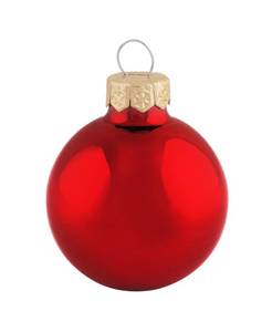 lot 2097 image: Whitehurst 2 Glass Christmas Ornaments - Box of 28