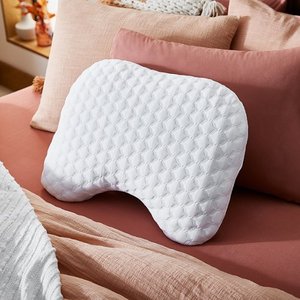 lot 2110 image: Sleep Innovations - Versacurve Multi-Position Gel Memory Foam Pillow - White