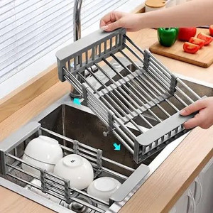 lot 2152 image: c e ll a Adjustable Sink Dish Drying Rack