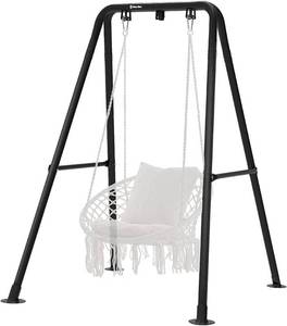 lot 2189 image: G TALECO GEAR Hammock Chair Stand,Heavy-Duty Steel Hammock Stand,300LBS Multi-Use Swing Stand for Outdoor Indoor��Hammock Chair not Include