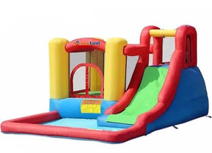 lot 2202 image: Bounceland Jump and Splash Adventure Bounce House retail$340
