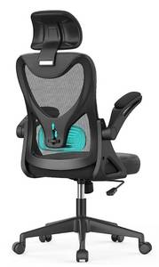 lot 55838 image: Office Chair - Ergonomic Desk Chair with Adjustable 2D Headrest & Lumbar & Armrest, Tilting & Height Adjustment Home Office Desk Chairs (Retail $169.99)