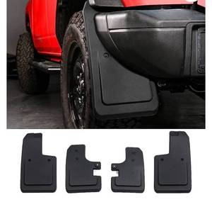 lot 55853 image: Mabett Mud Flaps for Ford Bronco Accessories 2021 2022 2023 24-Door No Punching Required Front and Rear (No Logo) (Retail $129.99)