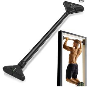 lot 55862 image: Hogimcty Pull Up Bar for Doorway, Strength Training Pullup Bar No Screw Installation, Pull Up Bar with Adjustable Width Locking for Home Gym Workouts Max Load Capacity 440lbs (Retail $35.64)