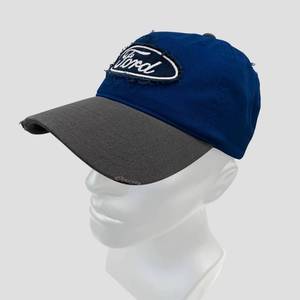 lot 55912 image: Ford Distressed Dad Hat - Gray (Retail $19.99)