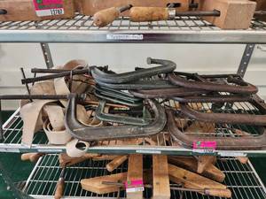 lot 12788 image: Lot of 12 C Clamps, And More