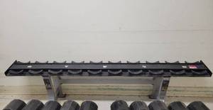 lot 1354 image: 90in Hammer Strength Dumbbell Rack