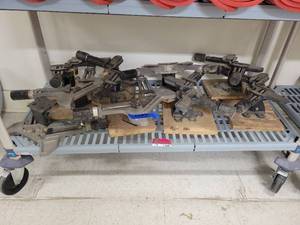 lot 1368 image: Lot of (9) 45 Degree Frame Clamps&nbsp