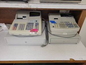 lot 1485 image: Lot of 2 Cash Registers - Royal and Sharp