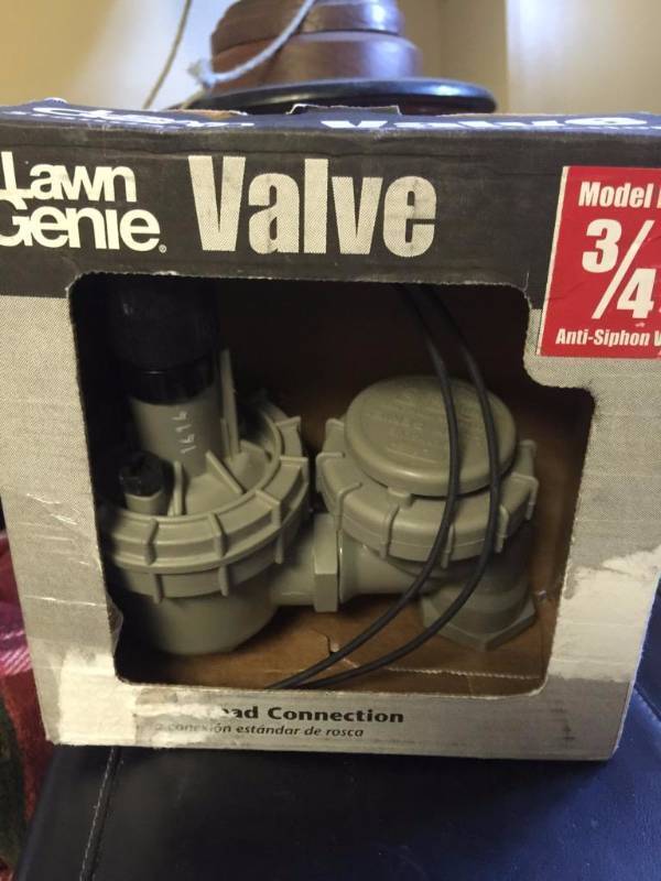 lot 1 image: Yard sprinkler valve...