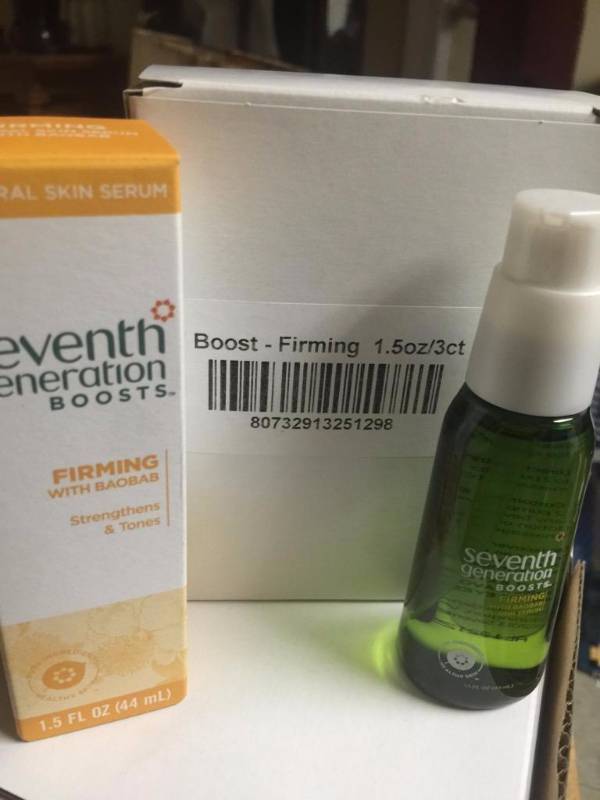 lot 102 image: Three bottles of seventh generation boost fac...