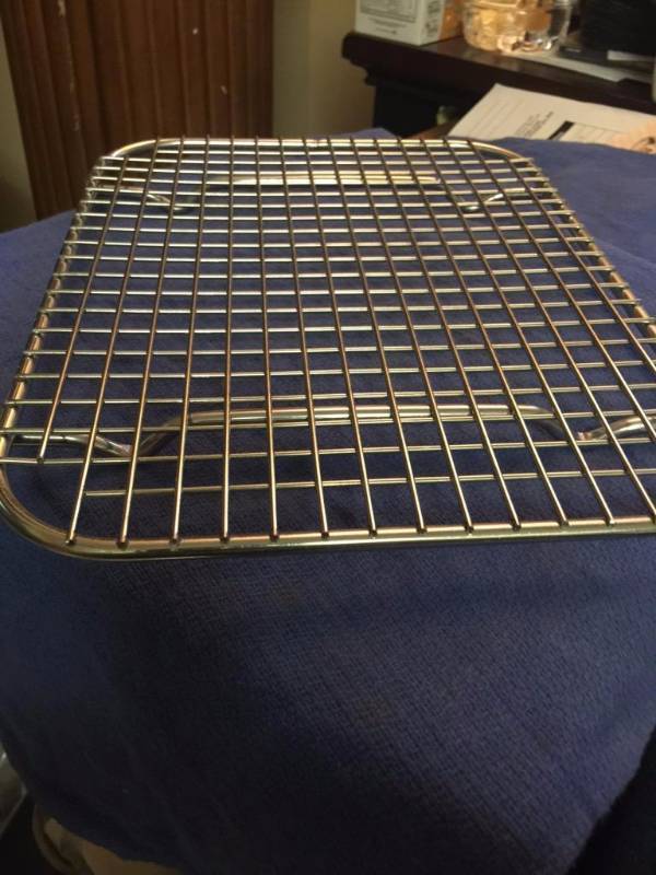 lot 680 image: Set of two heavy duty cooling racks or use as...