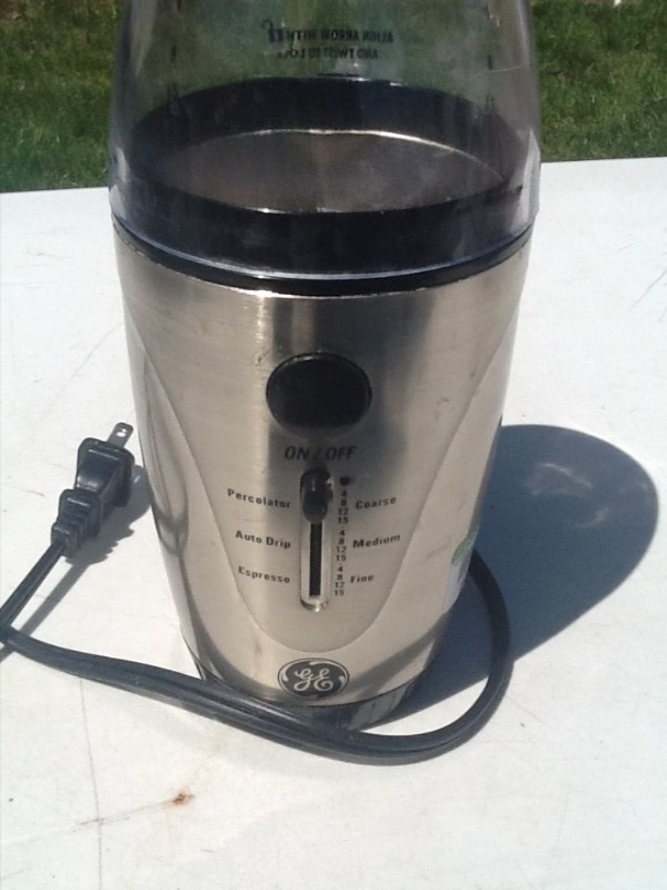 lot 7755 image: Multi use coffee bean grinder has separate settings for different products many uses in the kitchen