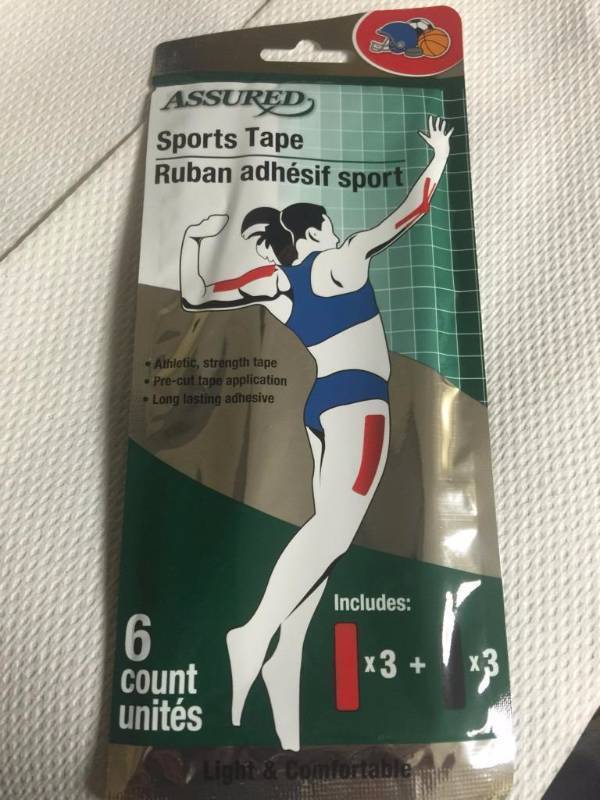 lot 99 image: 10 packs of sports tape each pack has six spo...