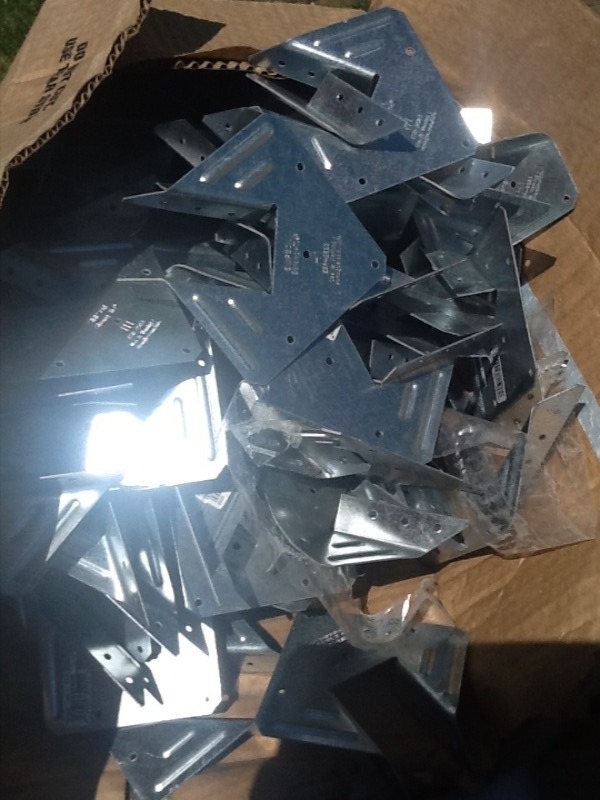 lot 7841 image: 133 mean rafter brackets also great for making decks
