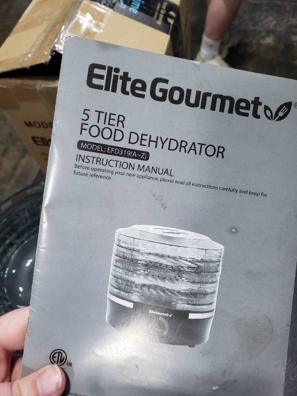 Elite Gourmet 6-Tier Food Dehydrator