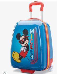 lot 38699 image: AMERICAN TOURISTER Kids Disney Hardside Upright Luggage, Mickey, Carry-On 18-Inch