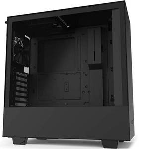 lot 38704 image: NZXT H510 - CA-H510B-B1 - Compact ATX Mid-Tower PC Gaming Case - Front IO USB Type-C Port - Tempered Glass Side Panel - Cable Management System - Water-Cooling Ready - Black, Non i-Series