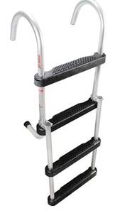 lot 38743 image: Extreme Max 3005.4086 Folding 4-Step Pontoon Ladder